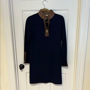 Sail to Sable Navy and Brown Dress